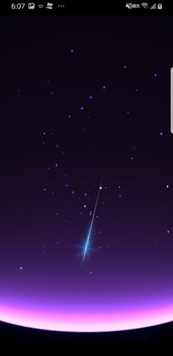 Shooting Stars Live Wallpaper Screen 2
