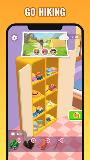 Packing Go Organization Games