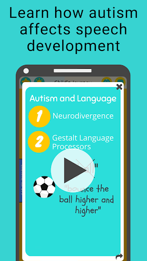 Screenshot of Autism Speech and Language
