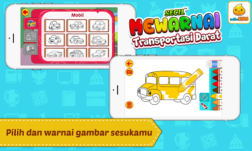 Mewarnai Mobil Kartun Screen 2