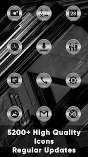 Metallic Steel Icons 1.0.3 APK + Mod (Unlimited money) untuk android