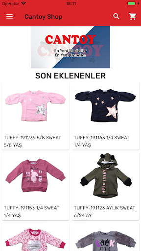 Android application Cantoy Shop screenshort