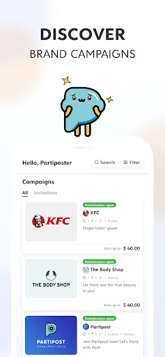 Screenshot of Partipost