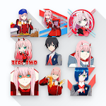 Cover Image of Скачать Sticker Wa Darling in the Fran  APK
