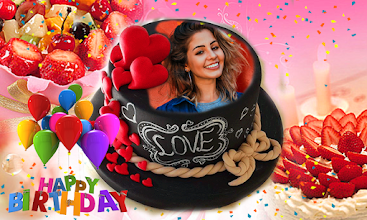Name Photo On Birthday Cake Happy Birthday App Apps Op Google Play
