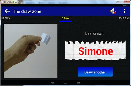 Draw from a paper bag