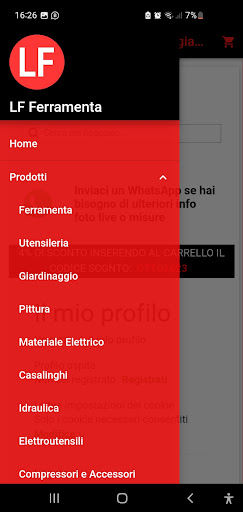 LF Ferramenta Online Screen 3