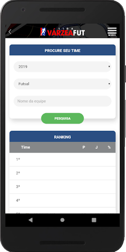 VárzeaFut Screen 3