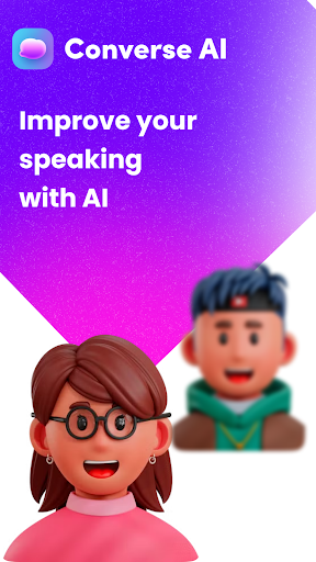 Android application Converse AI: Learn a language screenshort