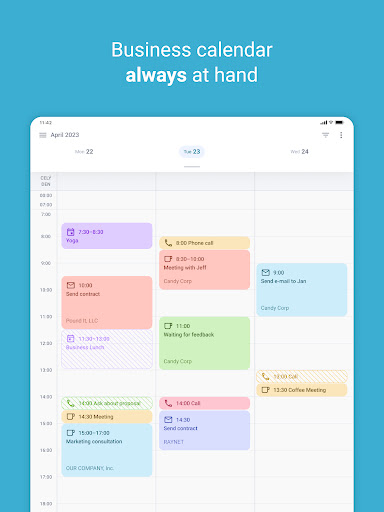 Screenshot of RAYNET CRM
