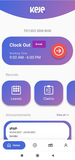 Keje | HR and Payroll App Screen 2