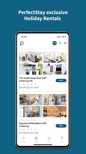 Screenshot of PerfectStay Holiday Rentals