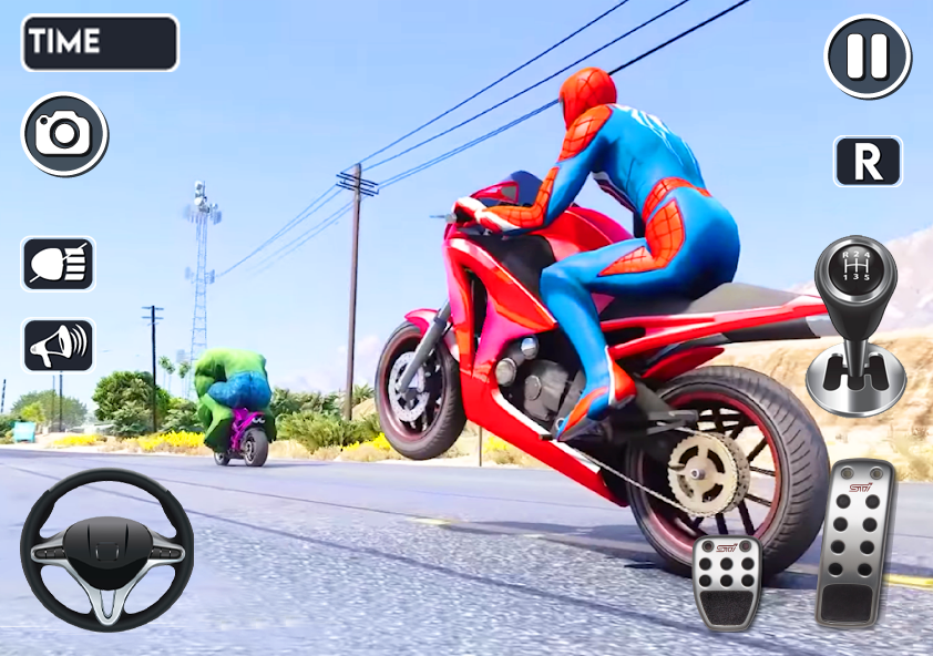 Spider Bike Stunt 3D Mega Ramp banner