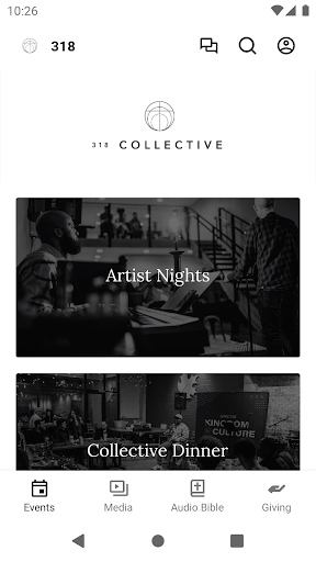 Android application 318 Collective screenshort