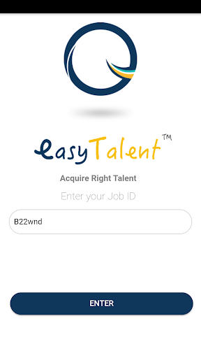 Android application EasyTalent screenshort