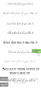 Fonts - Write calligraphy 43.0 screenshots 10