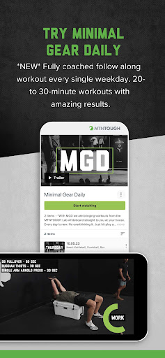 Screenshot of MTNTOUGH: Home & Gym Workouts
