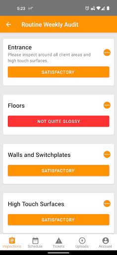 OrangeQC Screen 2