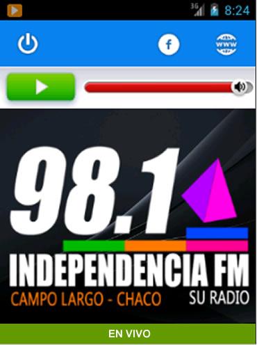 Android application Fm Independencia 98.1 screenshort