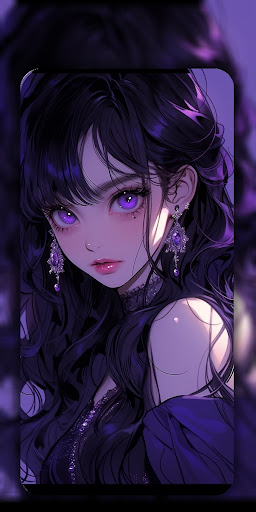 Android application Aesthetic Purple Wallpaper HD screenshort