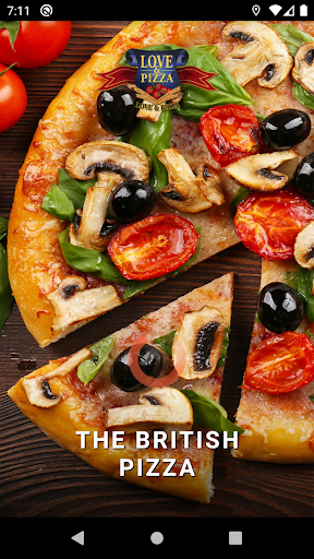 Android application Love Pizza Co. screenshort
