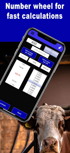 Android application Livestock Auction Calculator screenshort