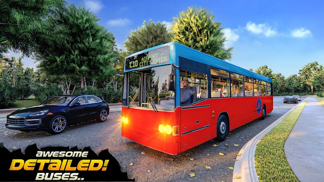#4. Passenger City Coach Bus Game (Android) By: Supreme Games