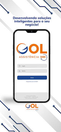 Android application Gol Plus Assistência 24H screenshort