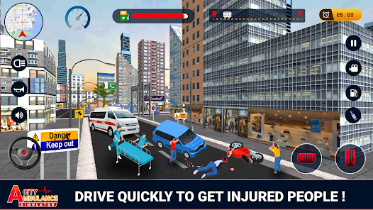 City Ambulance Doctor Games 1.0 APK + Mod (Free purchase) for Android