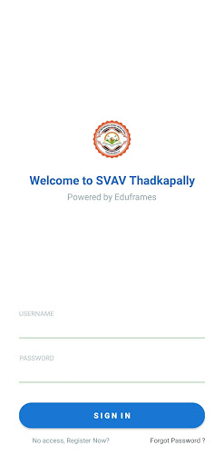 Android application Svav Thadkapalli screenshort