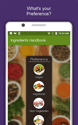 Screenshot of Ingredients & Nutrition Guide
