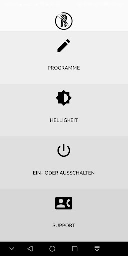 Android application RaptorsLED screenshort