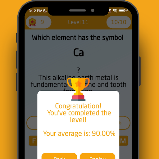 Periodic Table Quiz Game screenshot 4