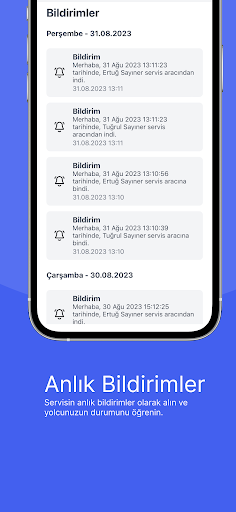 Servis Rotam Yolcu Screen 3