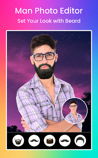 Man Photo Editor Man Hairstyle Mustache Suit