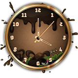 Chocolate Clock Live Wallpaper icon