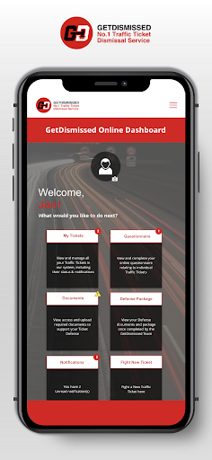 Android application GetDismissed screenshort