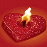 Heart Shape Candle LWP icon