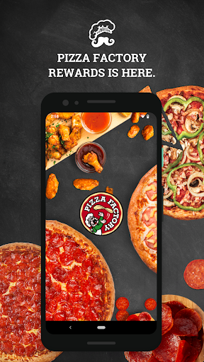 Android application Pizza Factory Rewards screenshort