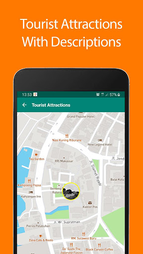 Android application Makassar Offline Map and Trave screenshort