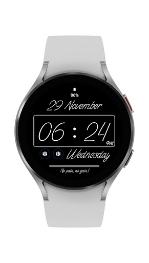 Neon Style Watch Face Screen 3