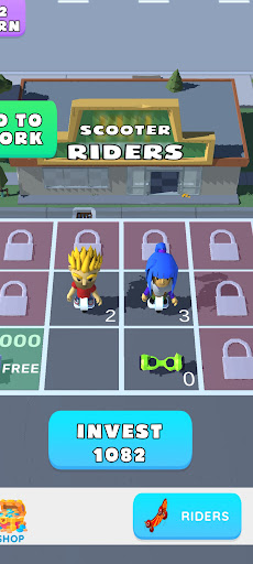 Android application Idle Scooter Riders screenshort