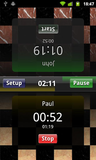 Android application Chess Clock Lite screenshort