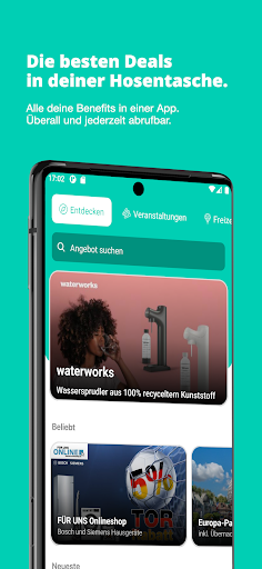 Android application Benefits.me screenshort