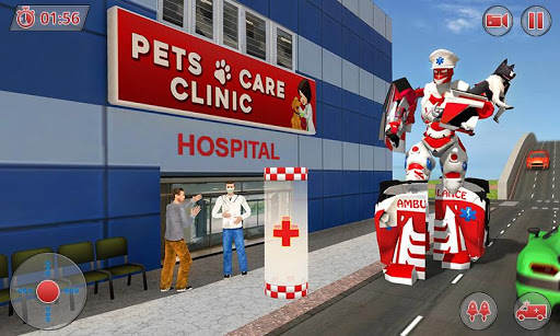 Ambulance Robot City Rescue Screen 2