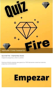 Quiz Fire - Diamante