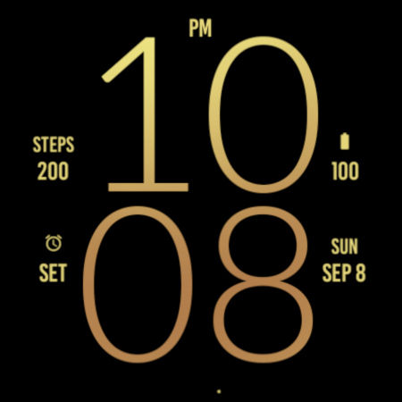 Beauty Sand Light Watch Face screenshot 3
