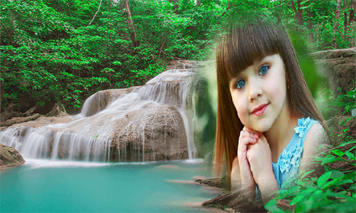 Waterfall Photo Frame