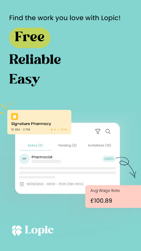 Android application Lopic screenshort