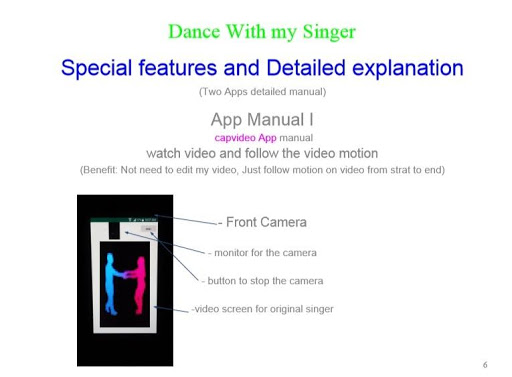 Practice a motion in a camera Screen 2